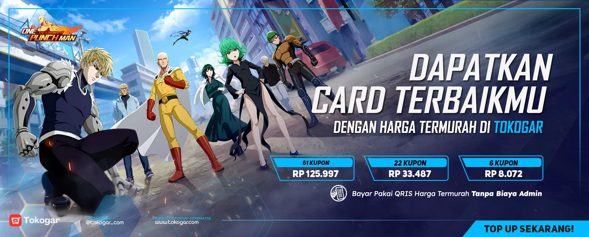 One Punch Man The Strongest banner